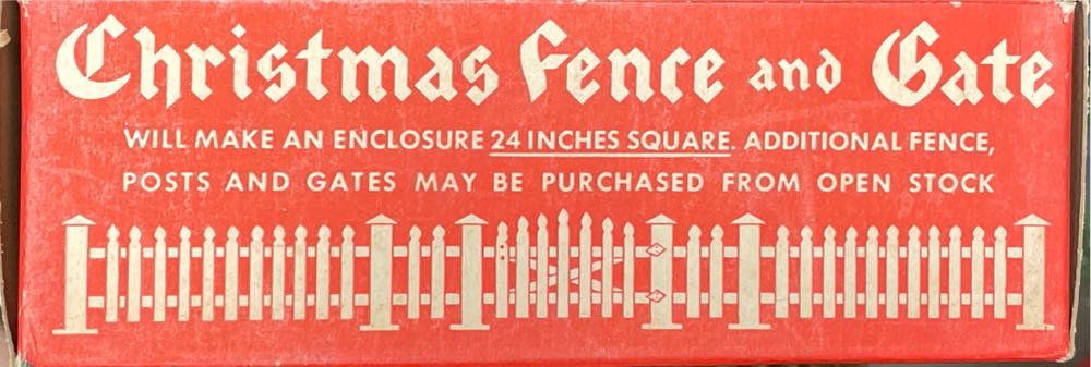 Bachmann - Putz - Christmas Fence & Gate - Style 1-C - Fence (Putz Village) ornament collectible - Main Image 2