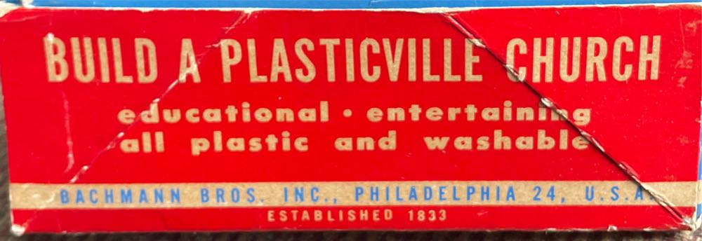 Bachmann - Putz - Plasticville - Toy Church Kit - Plasticville (Putz Village) ornament collectible - Main Image 3