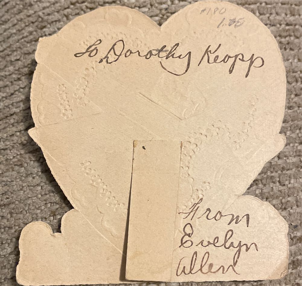 Valentine - Flat - Easel - Boy In Airplane - Flat - Easel (Valentine) ornament collectible - Main Image 2