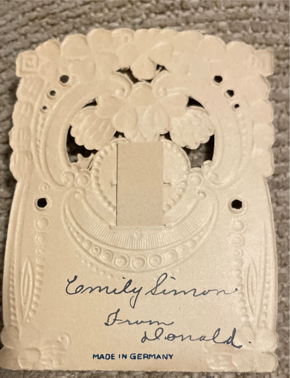 Valentine - Dimensional - Girl With Ball And Racket - Dimensional - Two Layers (Valentine) ornament collectible - Main Image 3