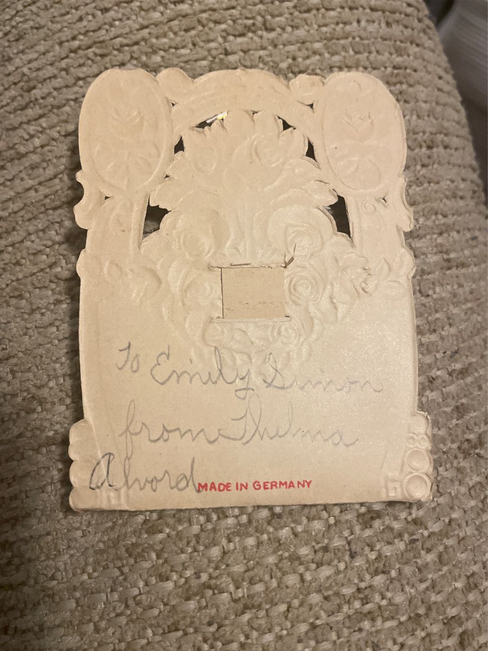 Valentine - Dimensional - Girl Holding Red Flowers And Watering Can - Dimensional - Two Layers (Valentine) ornament collectible - Main Image 3