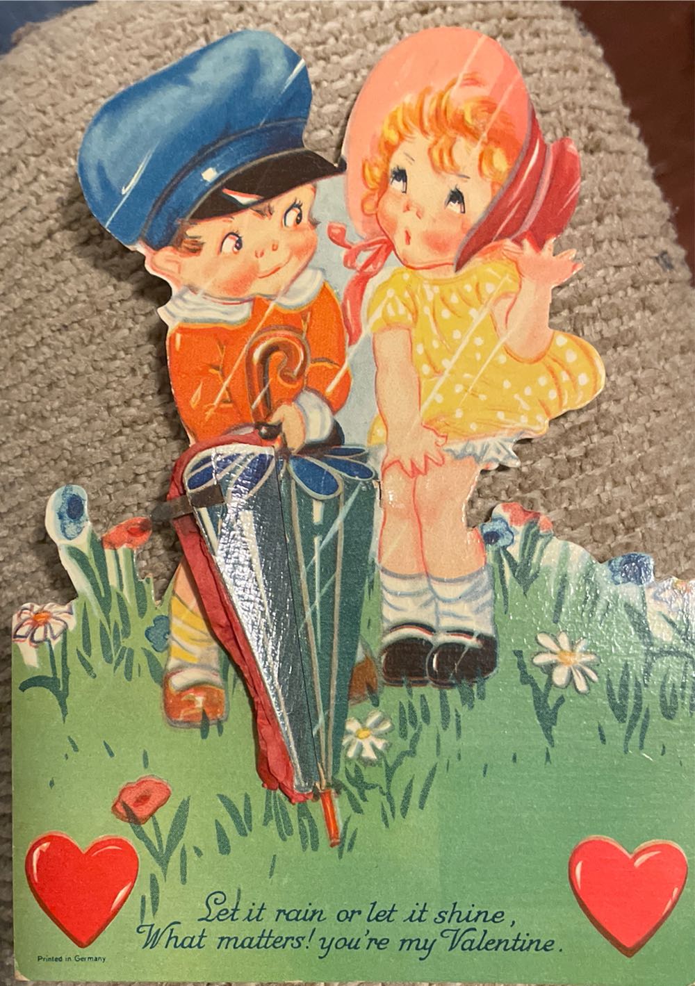 A-Meri-Card - Valentine - Boy By Window - P-153