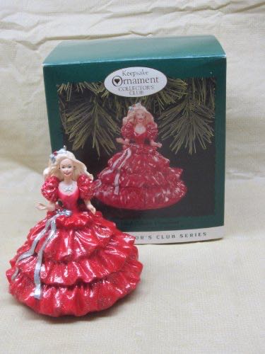 Upd Keepsake Ornament Collector’s Club Based On The 1988 Holiday Barbie Ornament Multicolor  ornament collectible [Barcode 015012296266] - Main Image 1