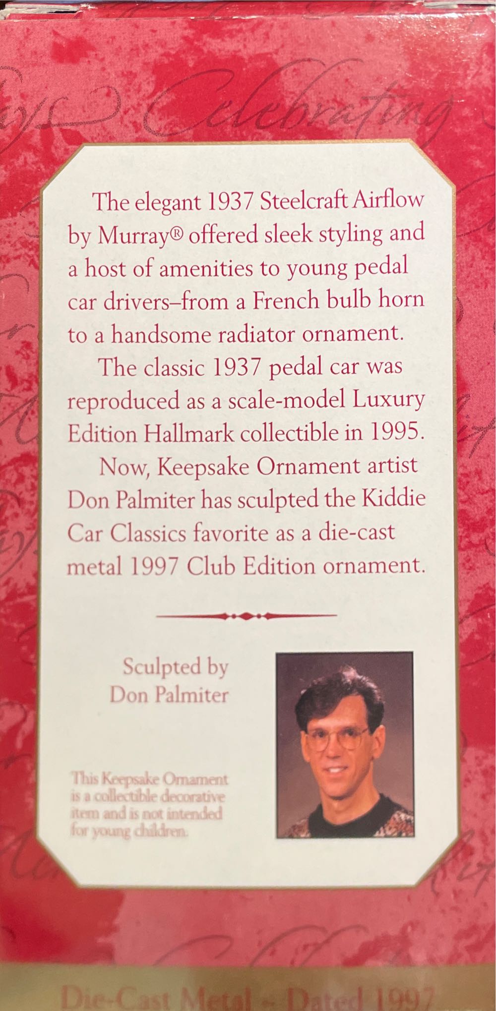 KCC Club Edition 1937 Steelcraft Airflow By Murray - Kiddie Car Classics (Cars) ornament collectible [Barcode 015012387360] - Main Image 3