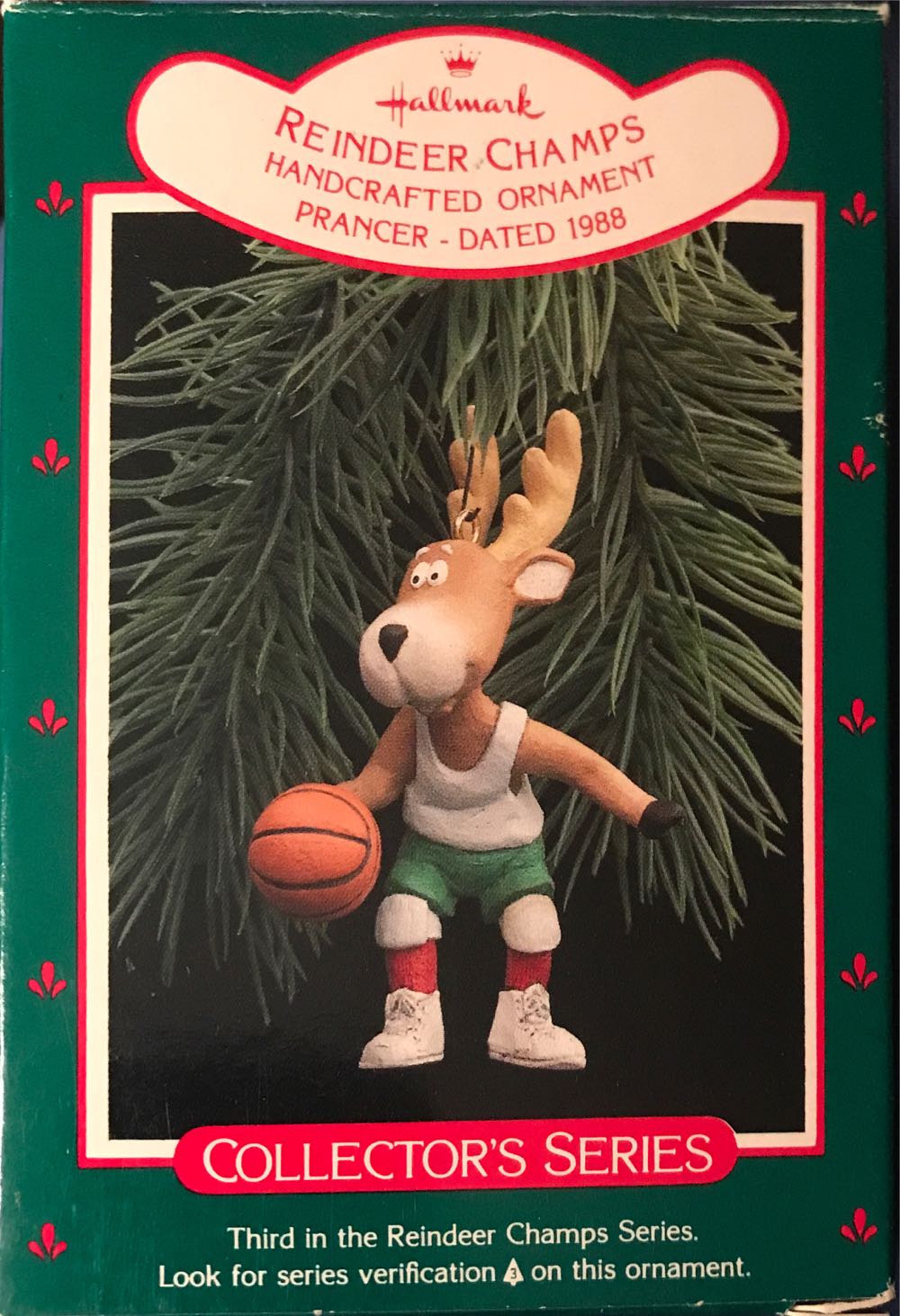 Reindeer Champs #3 Prancer - Reindeer Champs (Collectible Series) ornament collectible - Main Image 2