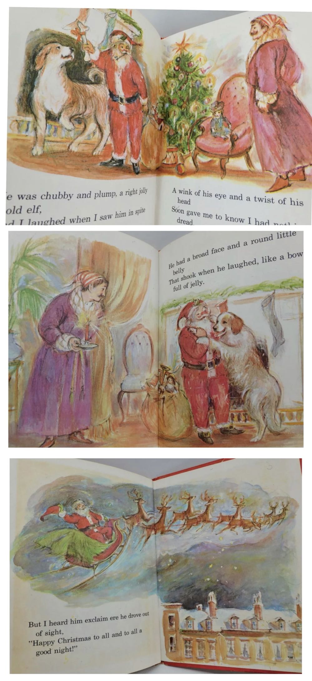 Book - The Night Before Christmas - 1965 - Children’s Books (By Clemont C. Moore) ornament collectible - Main Image 3