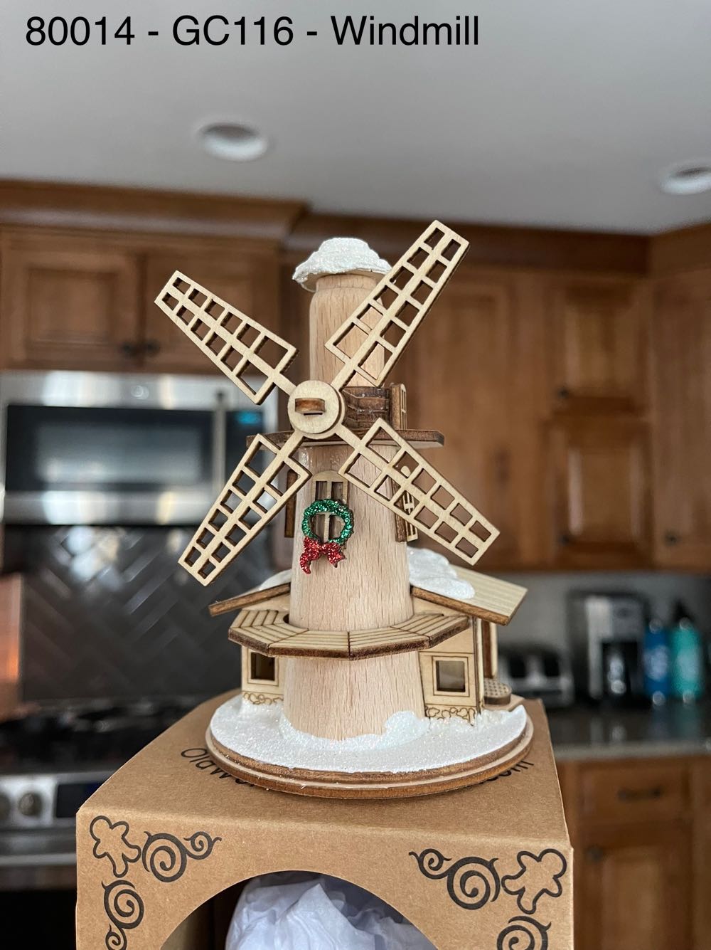 80014 (GC116) Ginger Cottages - Windmill  ornament collectible - Main Image 1