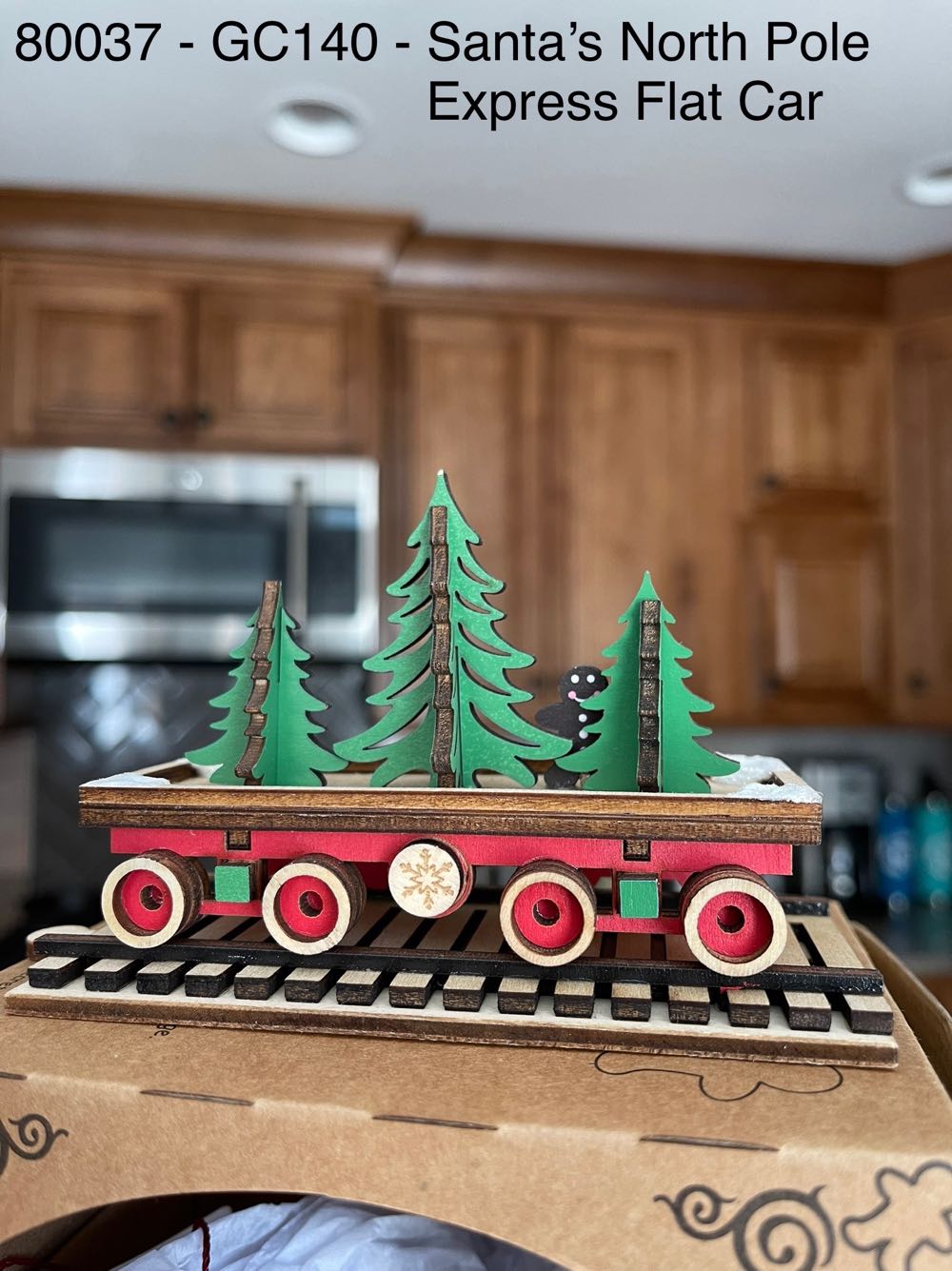 Jewelbrite - Lantern - White Flower & Red Candle