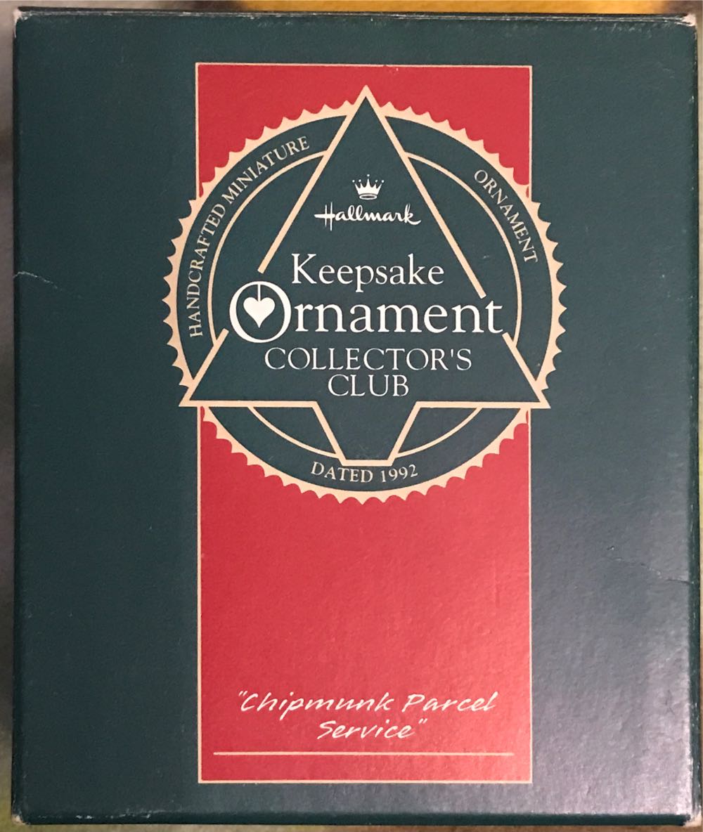 Miniature Chipmunk Parcel Service - Keepsake - Miniature (Club Ornament) ornament collectible - Main Image 2