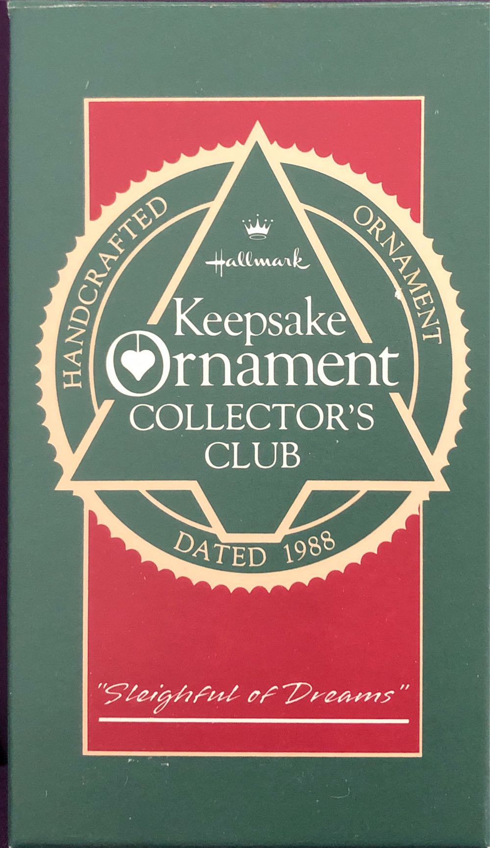 KOCC - 1988 - Sleighful Of Dreams - Mr. And Mrs. Claus (Club Ornament) ornament collectible - Main Image 2