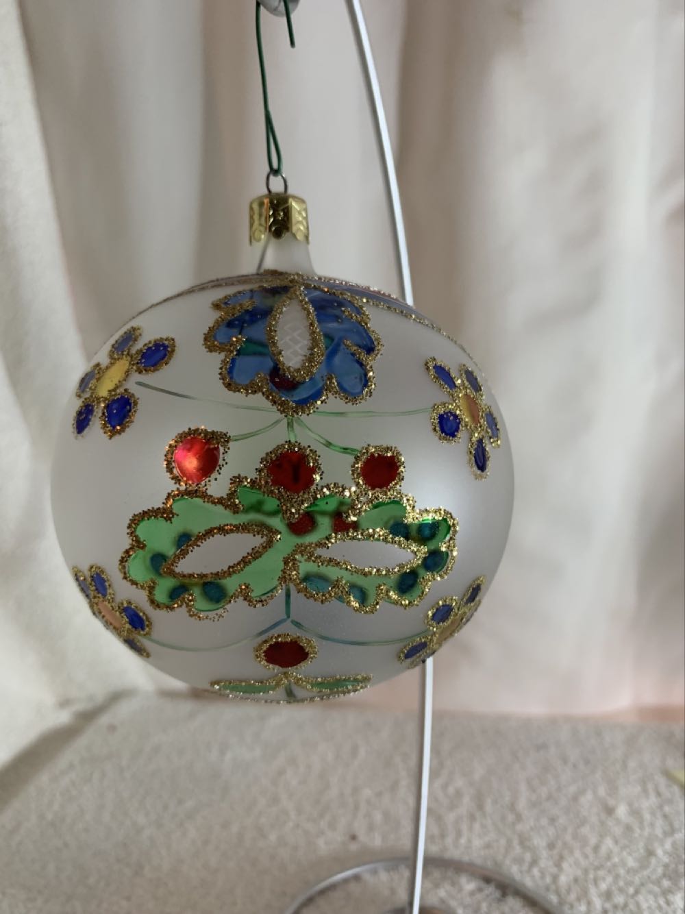 Alpine Flowers, See Through (Christmas Tree Ornament) ornament collectible - Main Image 2