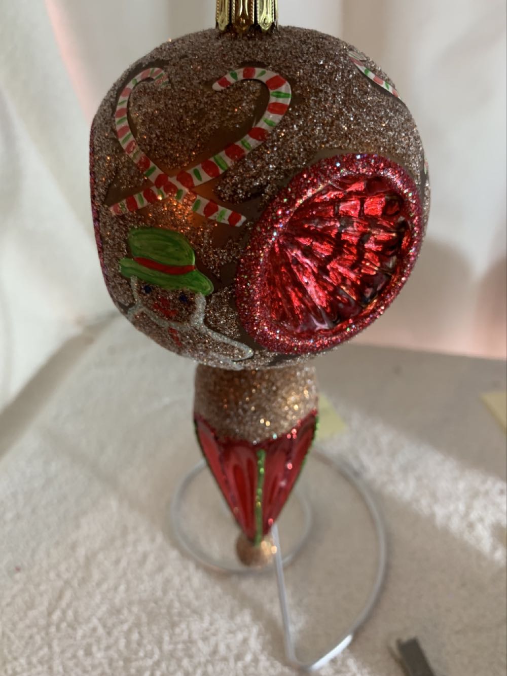 Gingerbread Reflections  (Christmas Tree Ornament) ornament collectible - Main Image 3