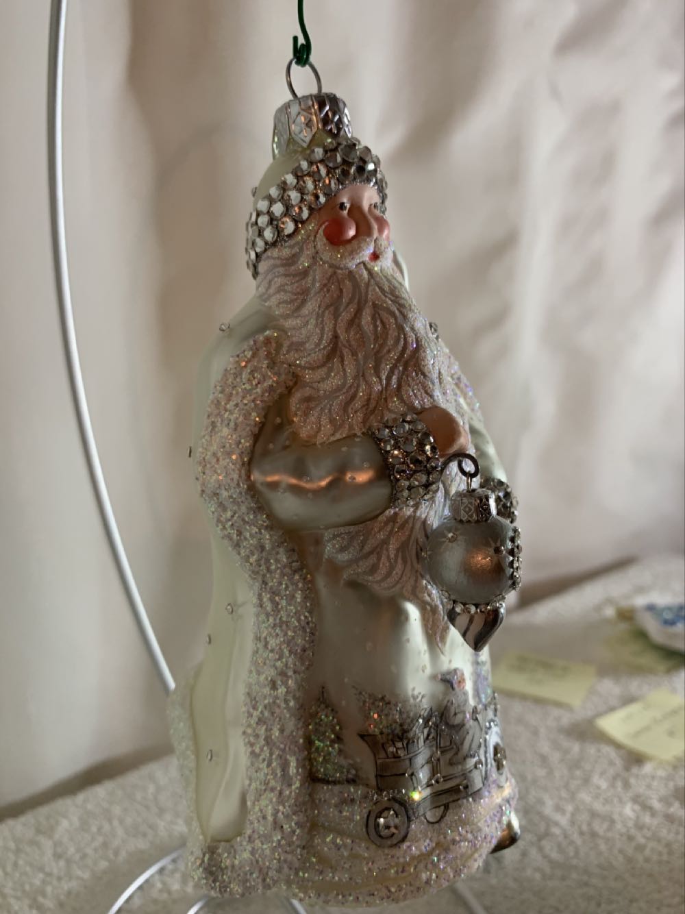 Luxembourg Claus, Pearl - Luxembourg Claus (Santa) ornament collectible - Main Image 3