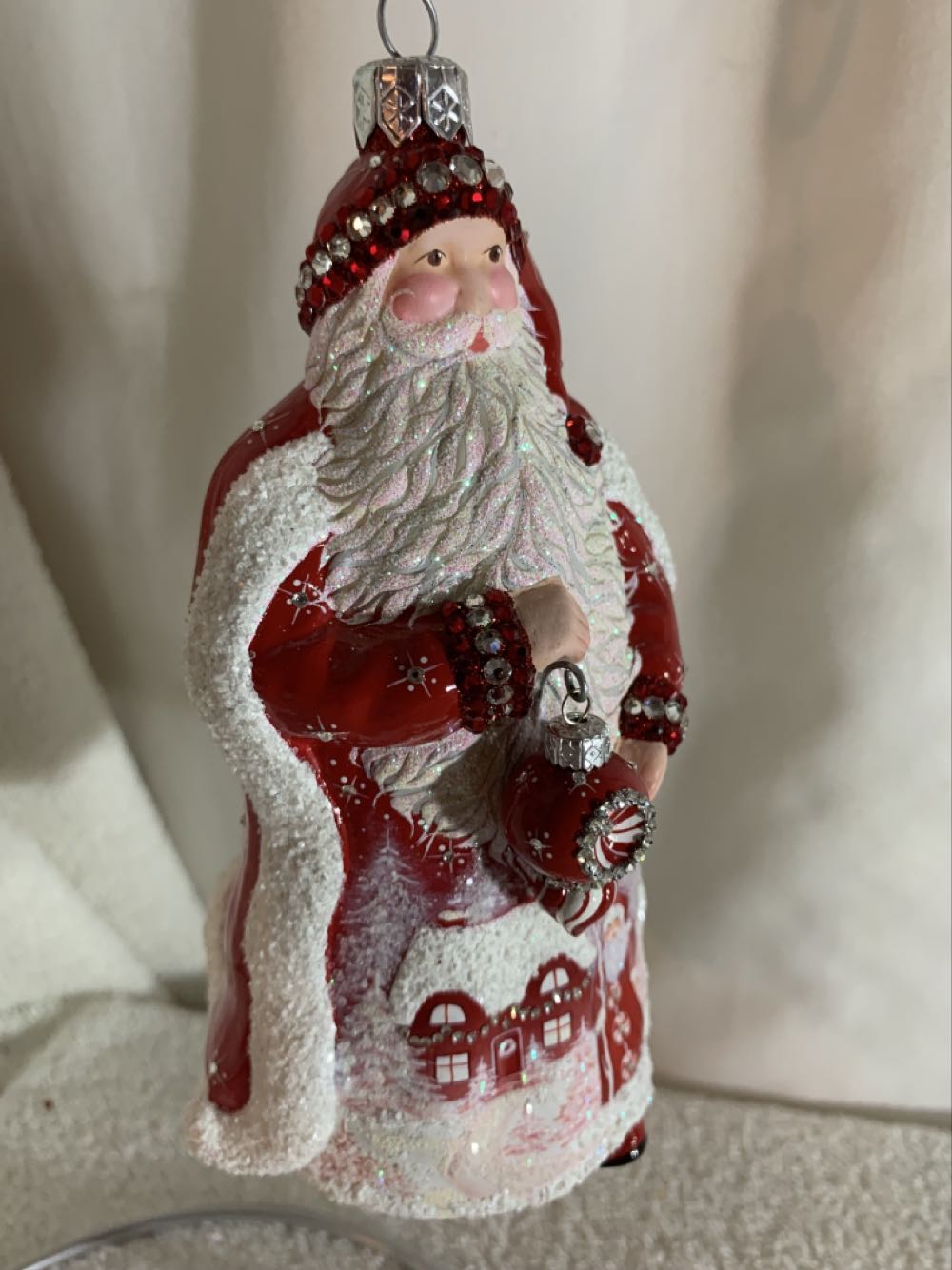 Luxembourg Claus, Red&white - Luxembourg Claus (Santa) ornament collectible - Main Image 2