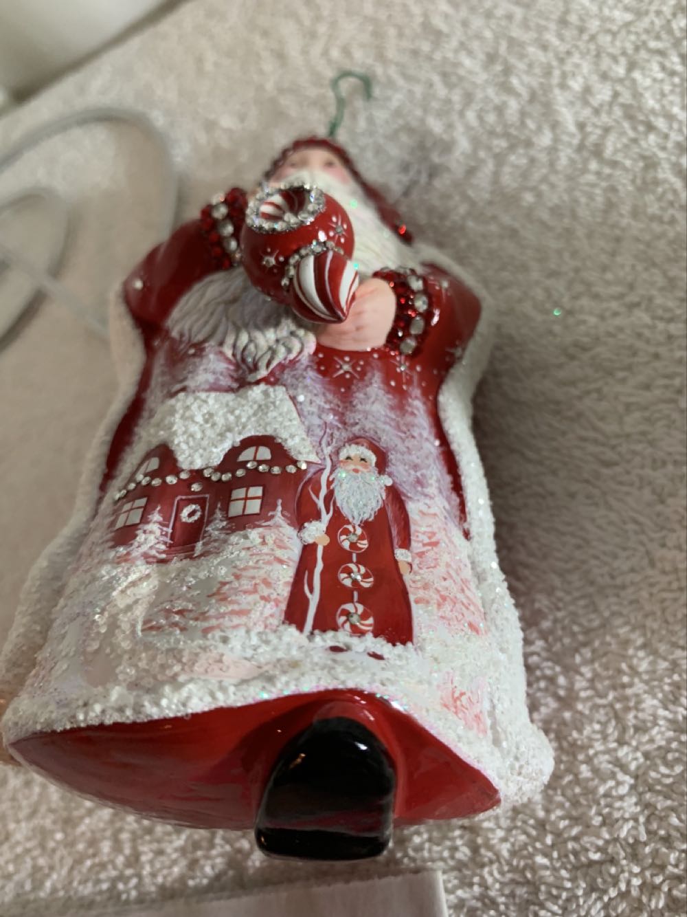 Luxembourg Claus, Red&white - Luxembourg Claus (Santa) ornament collectible - Main Image 3