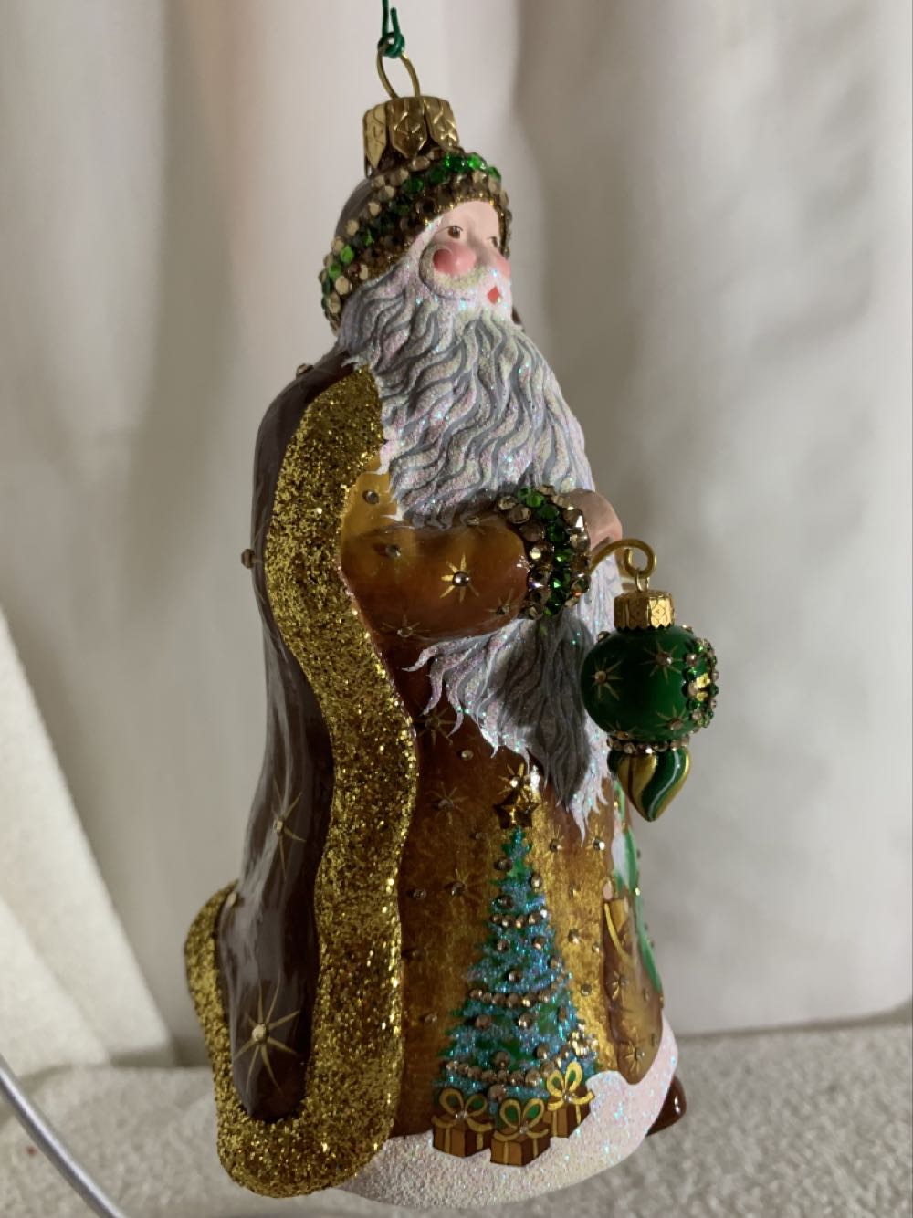 Luxembourg Claus, Baltic Amber - Luxembourg Claus (Santa) ornament collectible - Main Image 2
