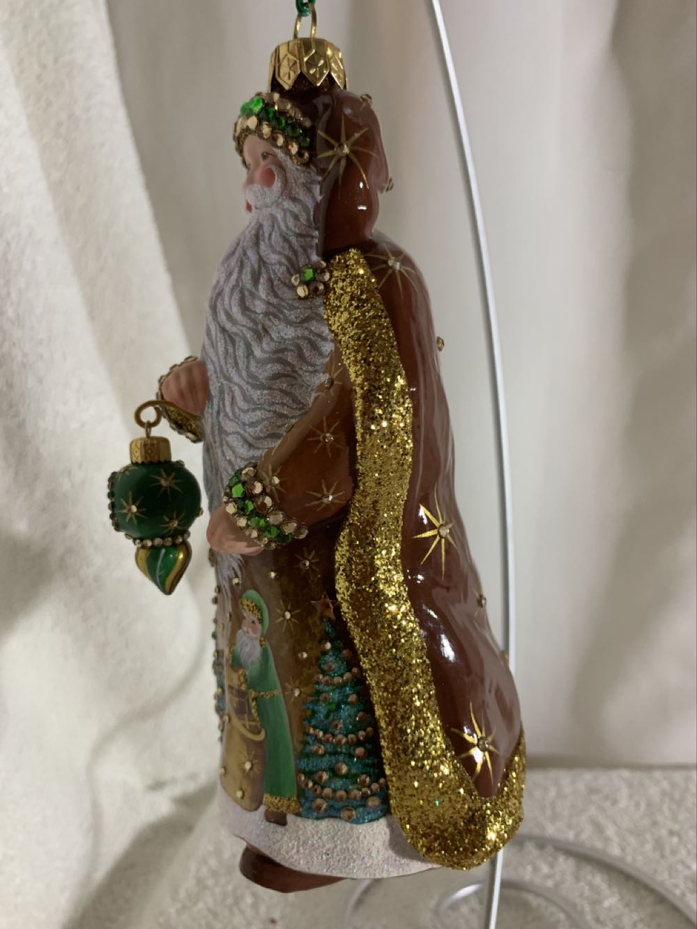 Luxembourg Claus, Baltic Amber - Luxembourg Claus (Santa) ornament collectible - Main Image 3