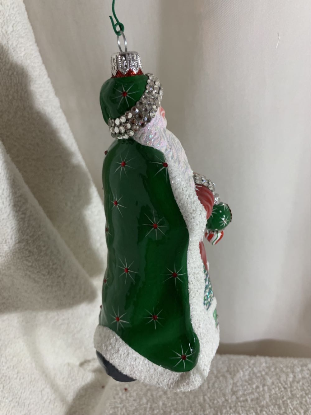 Luxembourg Claus, Red&Green - Luxembourg Claus (Santa) ornament collectible - Main Image 3