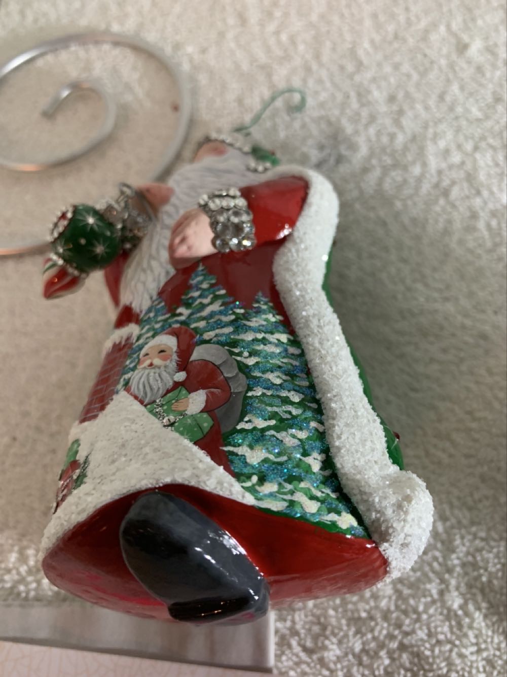 Luxembourg Claus, Red&Green - Luxembourg Claus (Santa) ornament collectible - Main Image 4