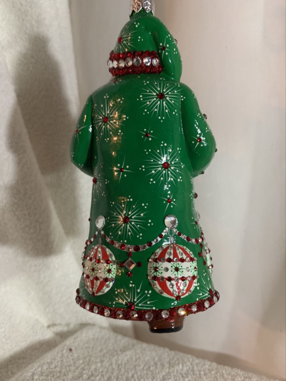 Decorating! Green Ornamental - Decorating! (Santa) ornament collectible - Main Image 4