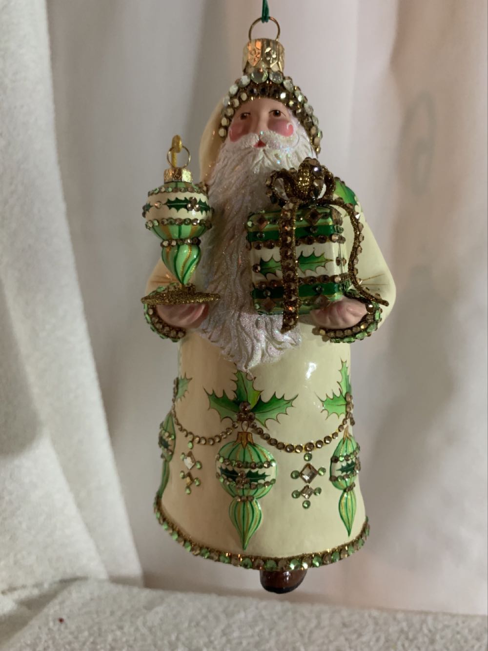 Red Picnic Basket With Food & White Mouse