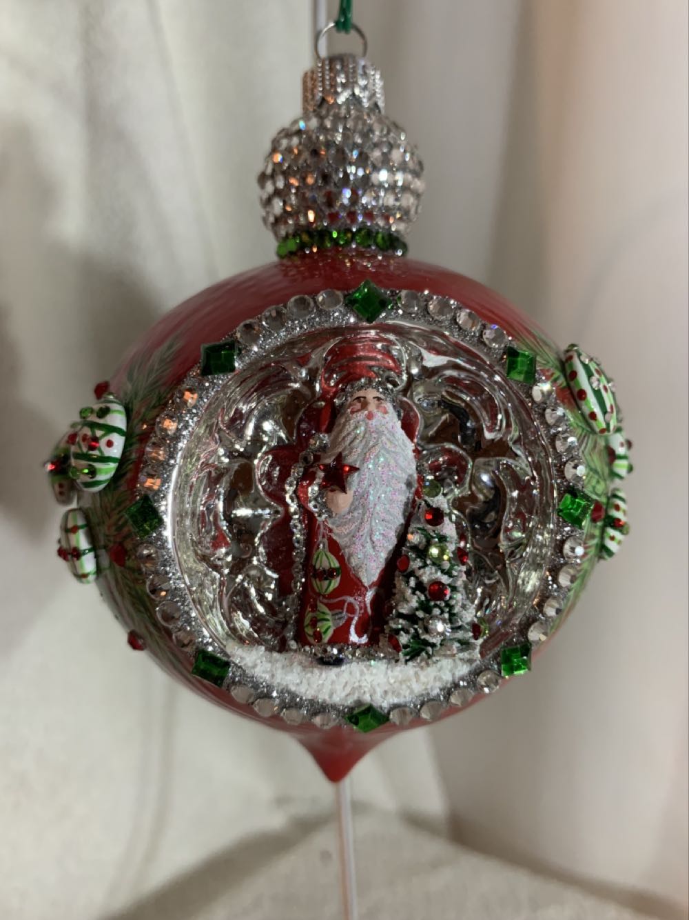 Anniversary Reflector, Red - Anniversary Reflector (Christmas Tree Ornament) ornament collectible - Main Image 1