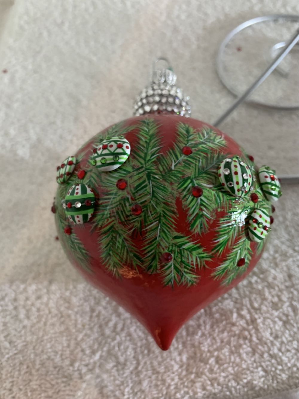 Anniversary Reflector, Red - Anniversary Reflector (Christmas Tree Ornament) ornament collectible - Main Image 4