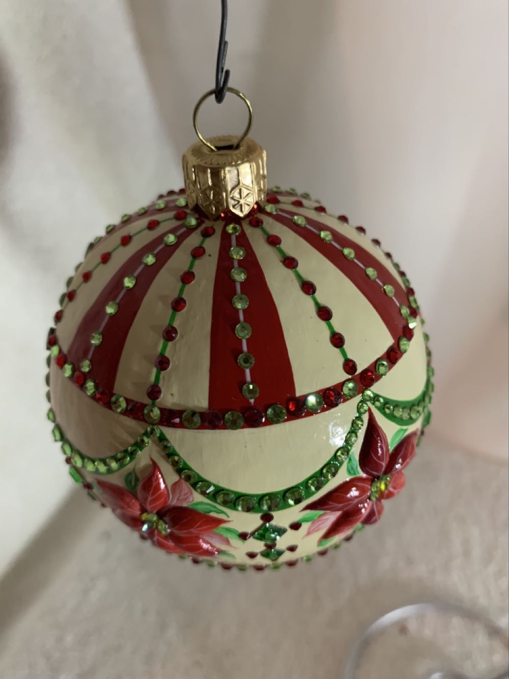 Courtauld Reflector, Poinsettia - Courtauld Reflector (Christmas Tree Ornament) ornament collectible - Main Image 3