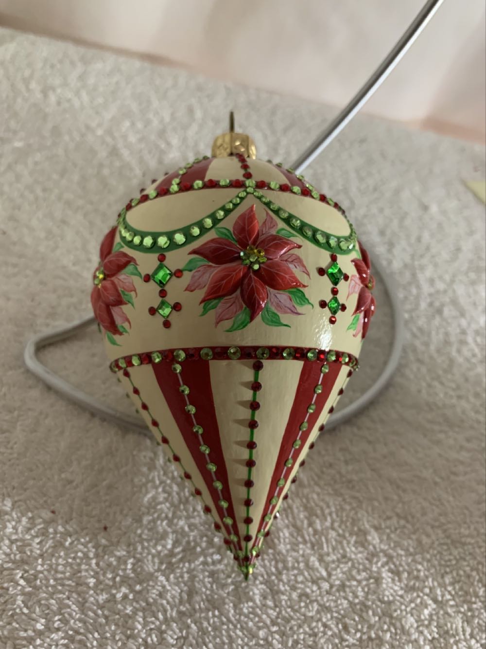 Courtauld Reflector, Poinsettia - Courtauld Reflector (Christmas Tree Ornament) ornament collectible - Main Image 4