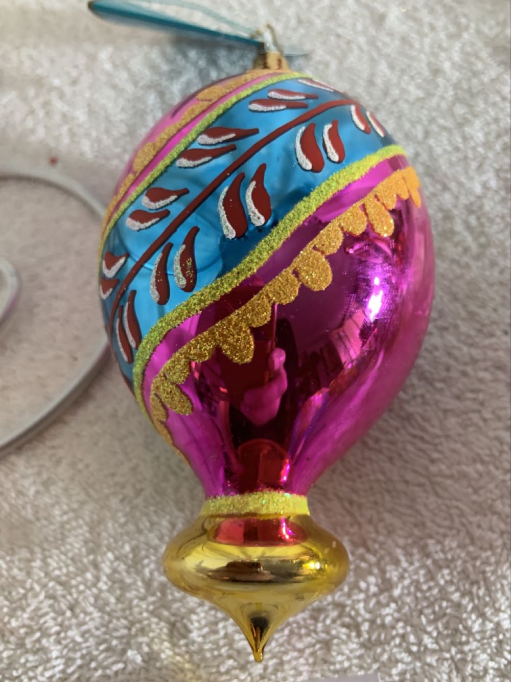 Aura Bounce, Fuschia - 2006 Fantasia (Christmas Tree Ornament) ornament collectible - Main Image 4