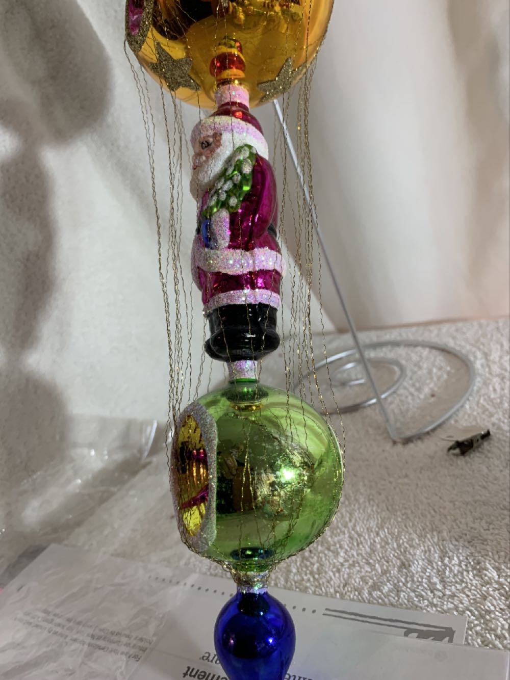 Santa Float  (Air Balloon) ornament collectible - Main Image 3