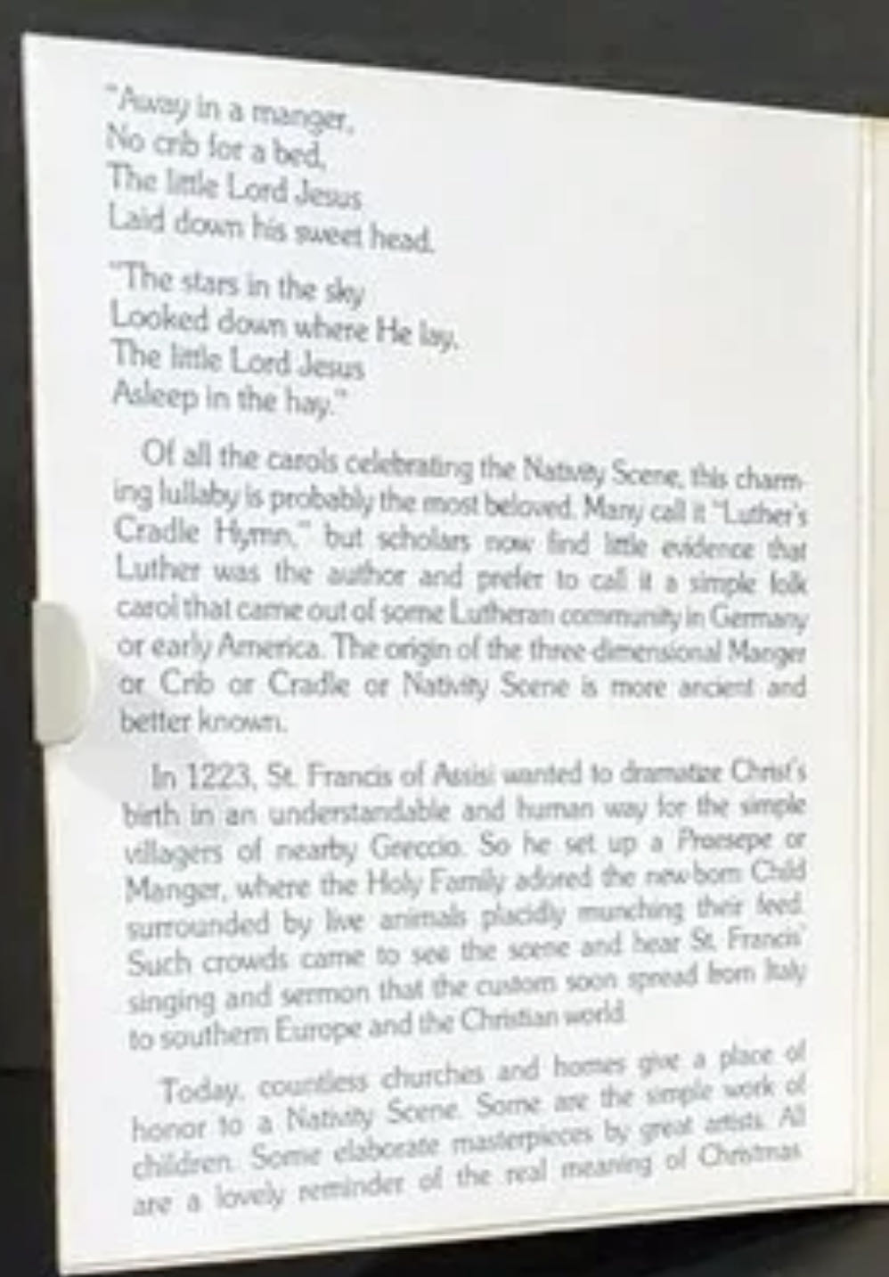 Ball Corp - “The Nativity” - Limited Edition - #5365 - A Medley Of Carols (Collectible Series) ornament collectible - Main Image 2