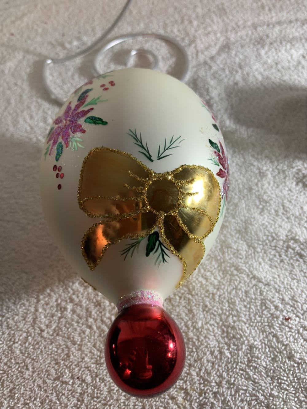 Poinsettia Elegance  (Christmas Tree Ornament) ornament collectible - Main Image 3