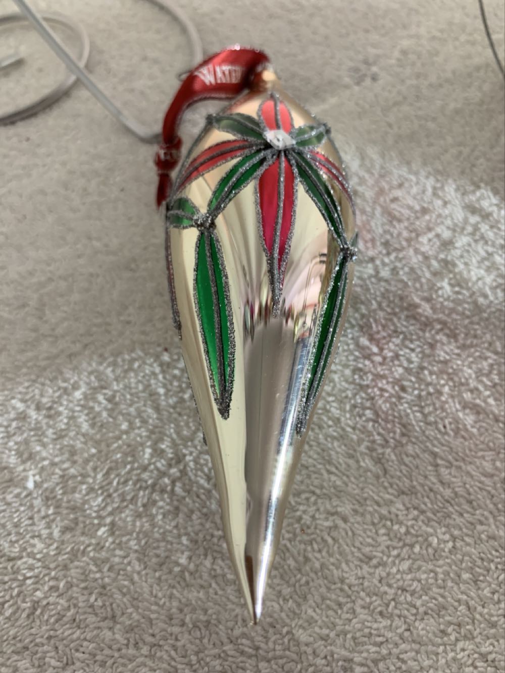 Waterford Hh Christmas Carina Starburst Spire - Waterford Holiday Heirlooms (Christmas Tree Ornament) ornament collectible [Barcode 701587009775] - Main Image 3
