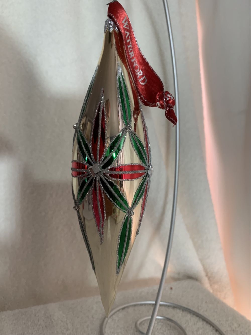 Waterford Hh Christmas Carina Starburst Spire - Waterford Holiday Heirlooms (Christmas Tree Ornament) ornament collectible [Barcode 701587009775] - Main Image 4