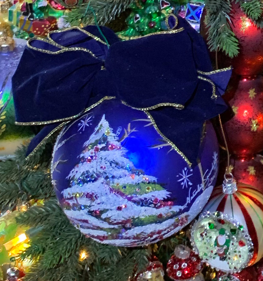 Tree Night Sky  (Christmas Tree Ornament) ornament collectible - Main Image 4