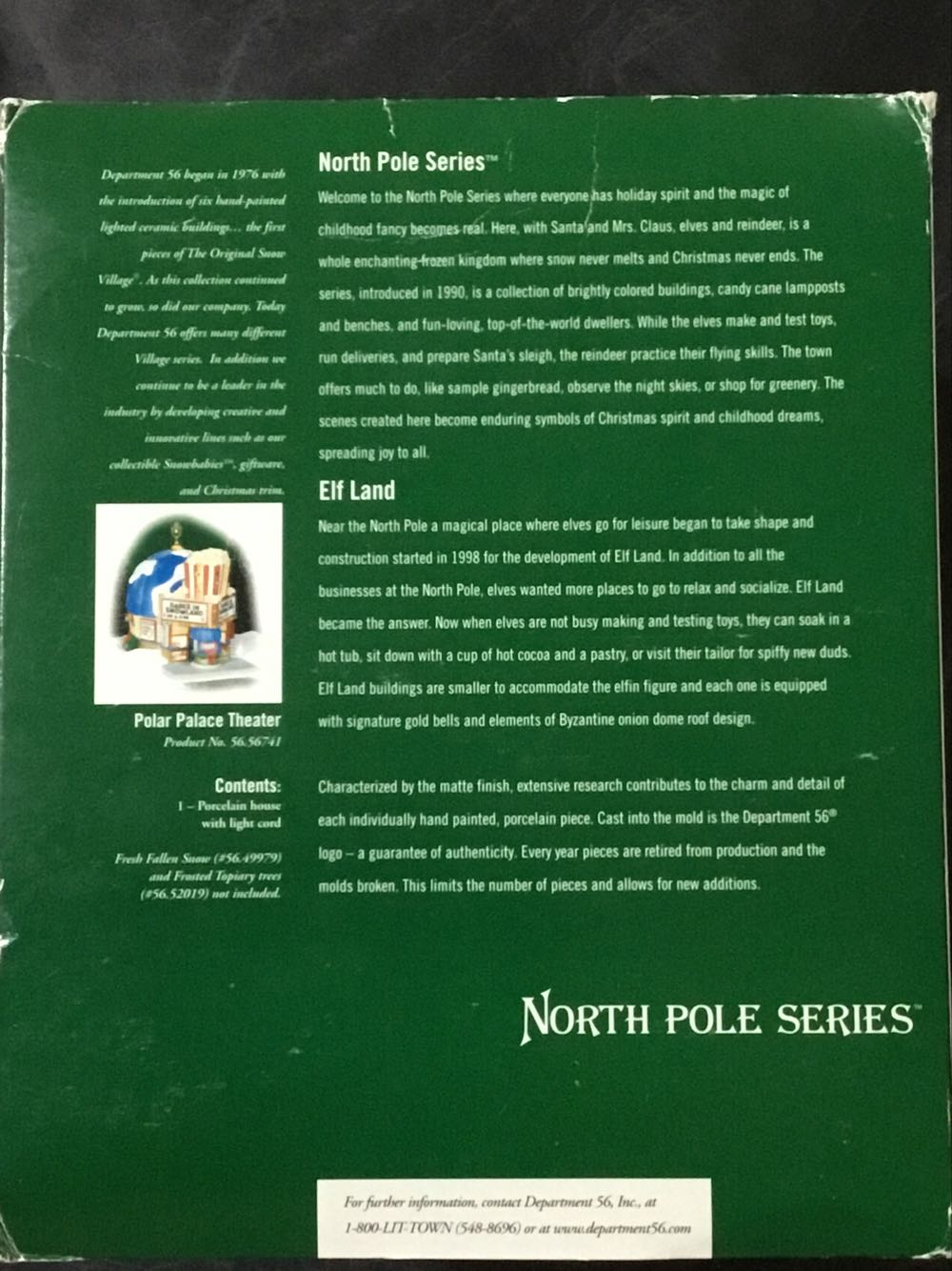 Polar Palace Theater - North pole series (Elfland) ornament collectible [Barcode 734409194533] - Main Image 2
