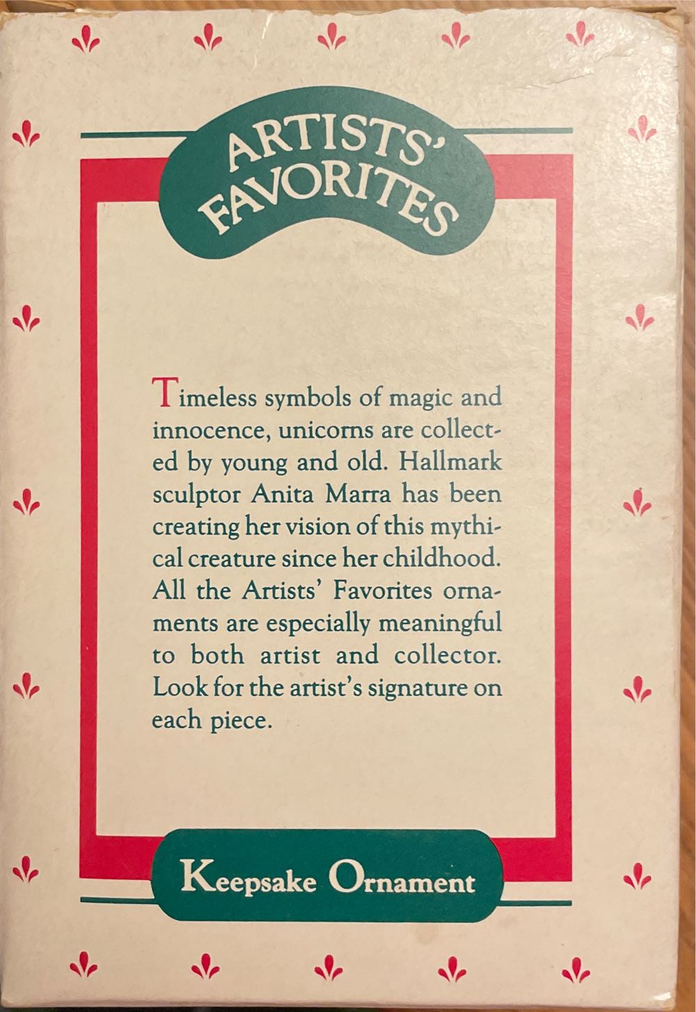 Merry-Mint Unicorn  (Seasons Treatings) ornament collectible - Main Image 4