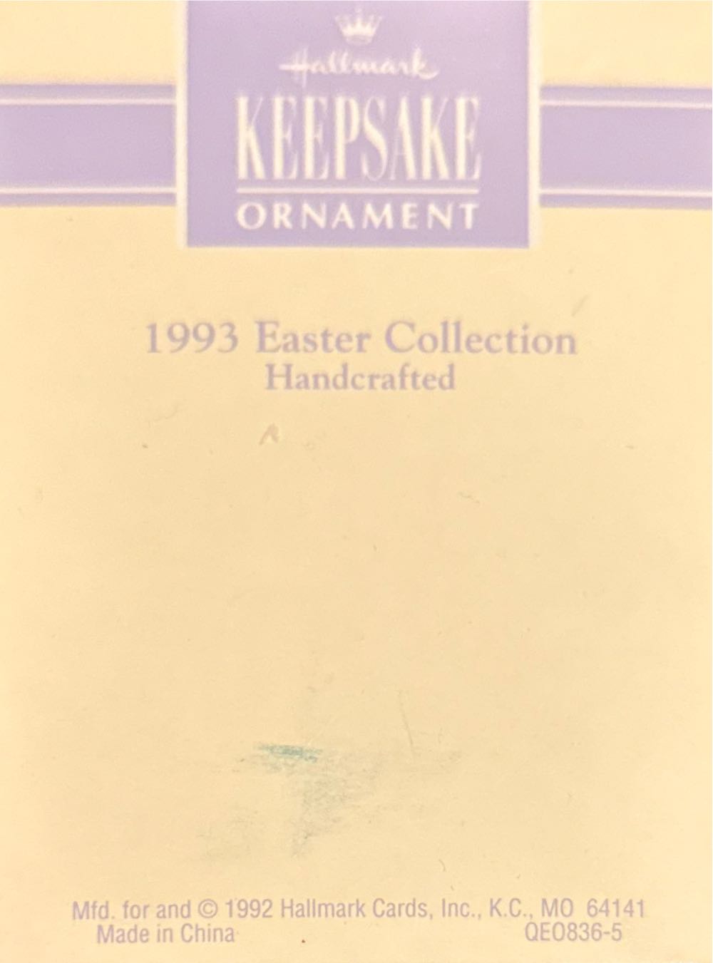 Easter Collection Radiant Window - Easter (Easter) ornament collectible [Barcode 015012039894] - Main Image 3