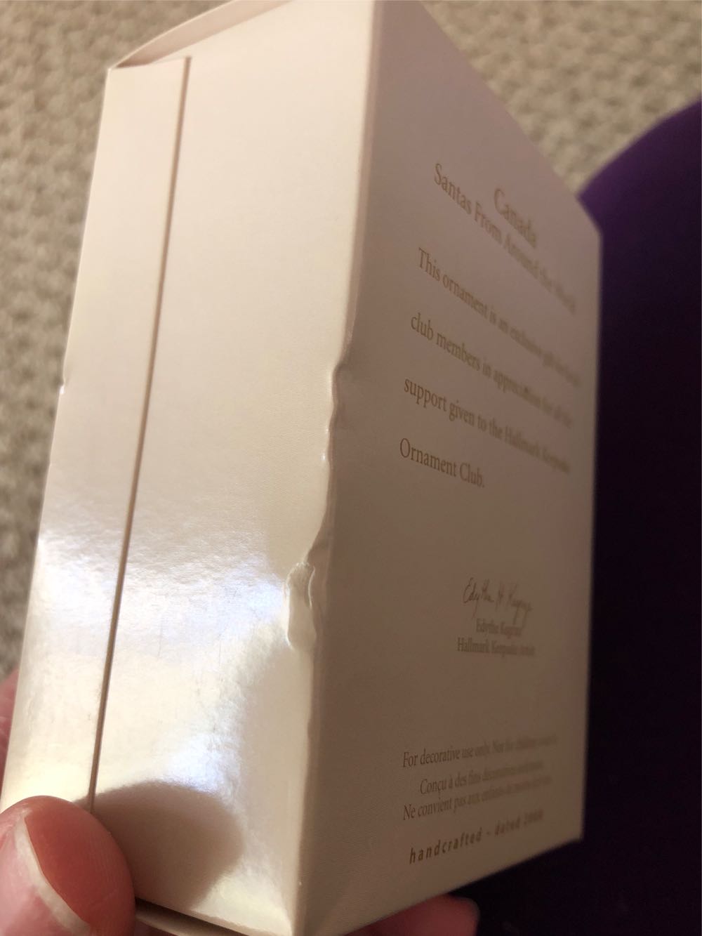 Santas From Around The World - Canada - Santas From Around The World (Santa, World, Mini) ornament collectible - Main Image 3