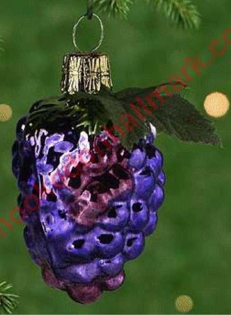 Li’l Grapes - Blown Glass (Fruit, Food, Glass) ornament collectible [Barcode 015012583694] - Main Image 2