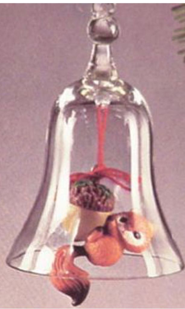 Bell Ringer Squirrel - Glass Bell Ringer (Animals- Squirrel- Glass Bell) ornament collectible - Main Image 2