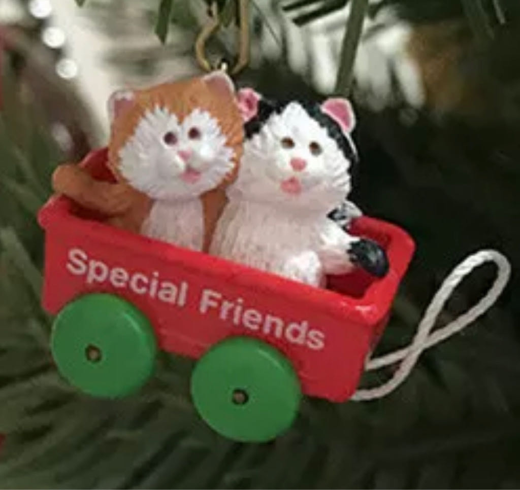 Special Friends 1990  (Cat, Dog, Mini) ornament collectible - Main Image 2