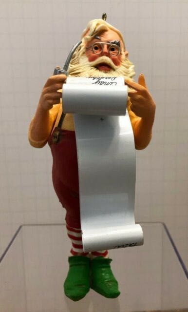 Checking It Twice (Santa) ornament collectible - Main Image 2