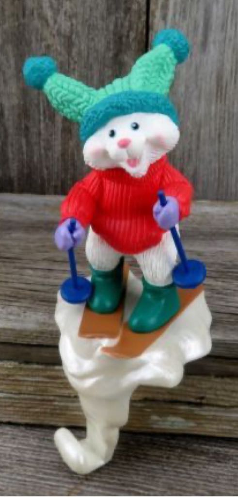 Stocking Hanger - Bunny Skier  (Stocking Hanger) ornament collectible - Main Image 2