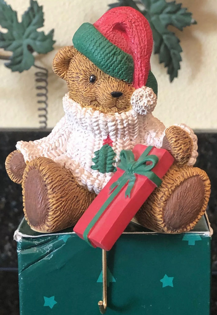 Teddy Bear  (Stocking Hanger) ornament collectible [Barcode 015012194777] - Main Image 2