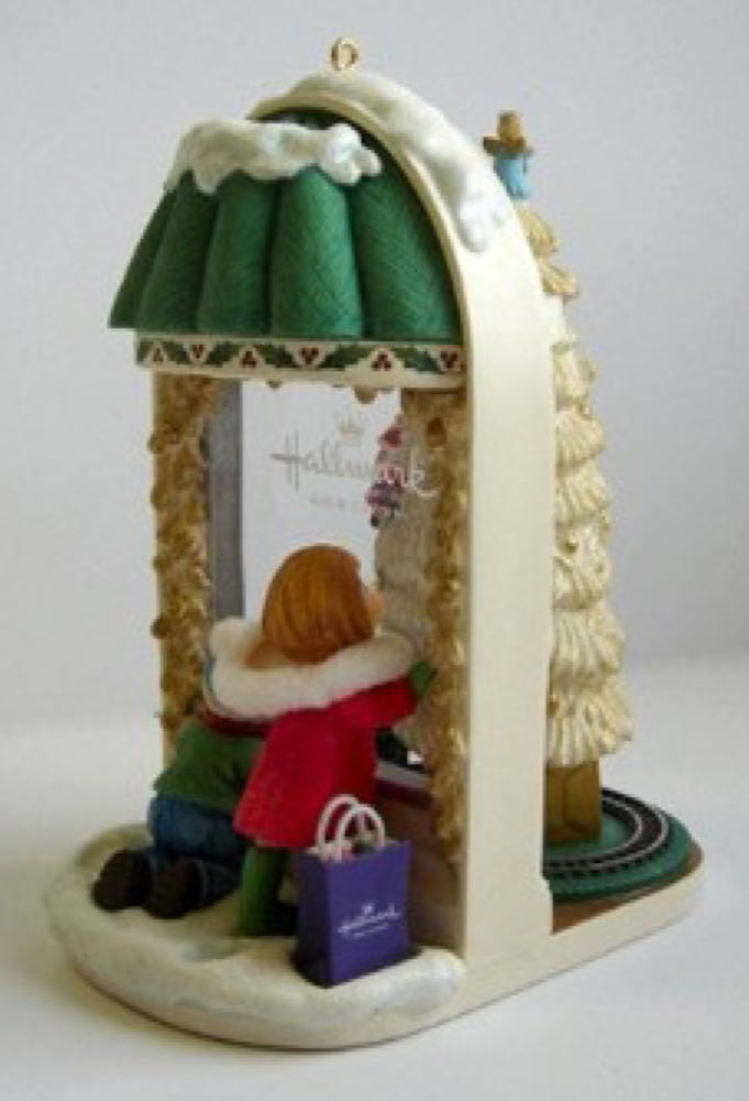 Christmas Windows - The Little Window-Shoppers, Repaint - Christmas Windows (Village, Repaint) ornament collectible - Main Image 2