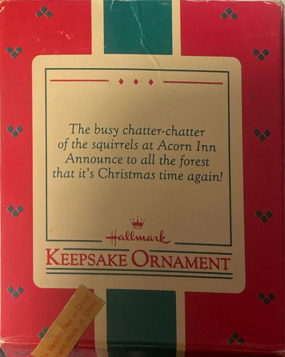 Acorn Inn - Keepsake Ornament (Acorn, Squirrels) ornament collectible - Main Image 3