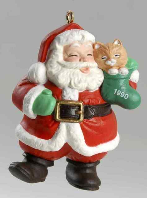 Kitty’s Best Pal  (Cat, Santa) ornament collectible - Main Image 2