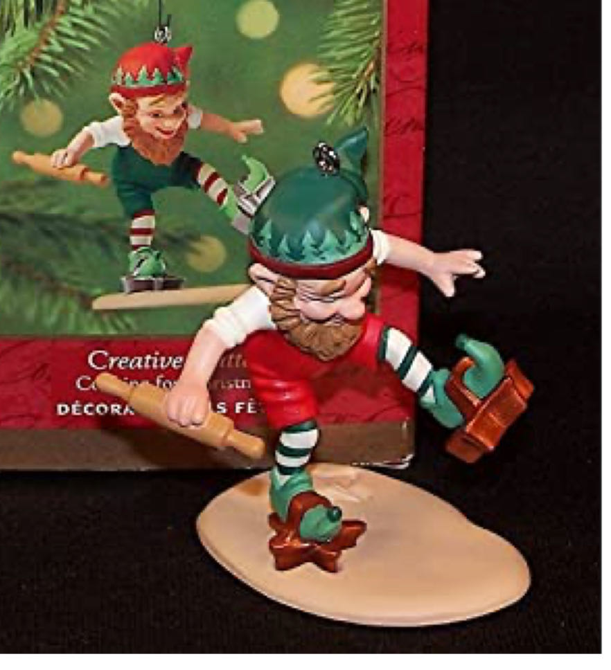 Cooking For Christmas - Creative Cutter, Repaint - Cooking For Christmas (Baking, Cookies, Elf, Food) ornament collectible - Main Image 2